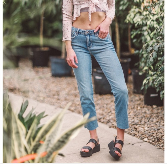 Free people girlfriend jeans - Picture 1 of 7